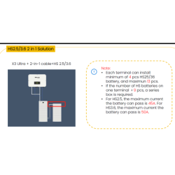 Series Box - Accessorio per dividere le colonne di batterie HS, da 9 pezzi in su