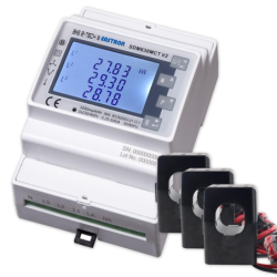 Contatore di energia 1.5(6)A meter trifase con 3 pinze CT NCTK-24 200A/5A Toroide incluso